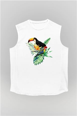 Veteriner Beyaz Unisex Kolsuz Tişört