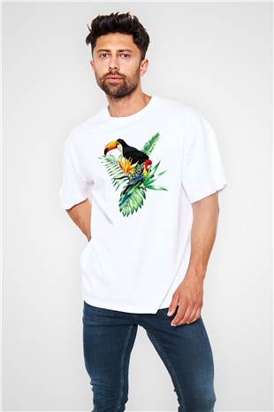 Veteriner Beyaz Unisex Oversize Tişört T-Shirt