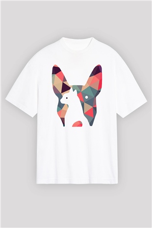 Veteriner Beyaz Unisex Oversize Tişört T-Shirt