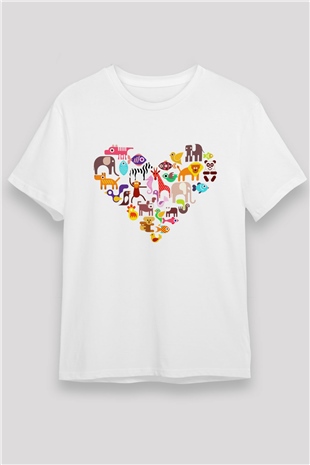 Veteriner Beyaz Unisex Tişört T-Shirt - TişörtFabrikası