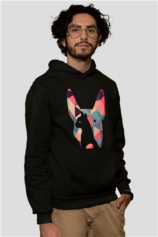 Veteriner Siyah Unisex Kapşonlu Sweatshirt