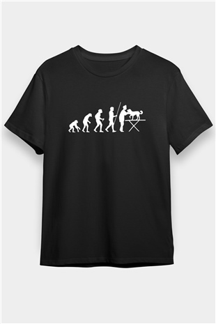 Veteriner Siyah Unisex Tişört T-Shirt - TişörtFabrikası