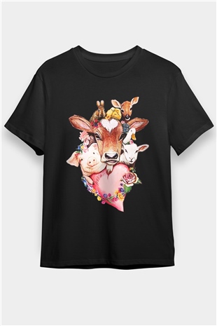 Veteriner Siyah Unisex Tişört T-Shirt - TişörtFabrikası