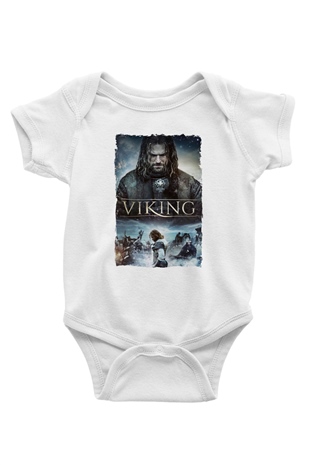 Vikings Beyaz Bebek Body - Zıbın