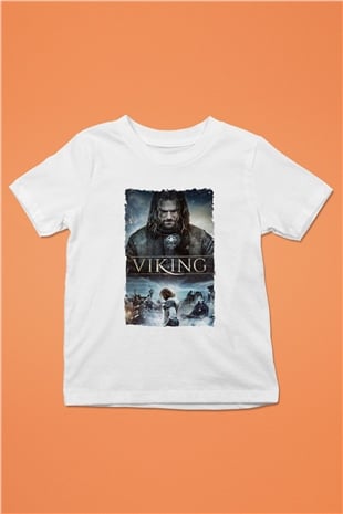 Vikings Beyaz Unisex Çocuk Tişört