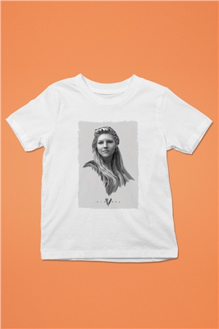 Vikings Beyaz Unisex Çocuk Tişört