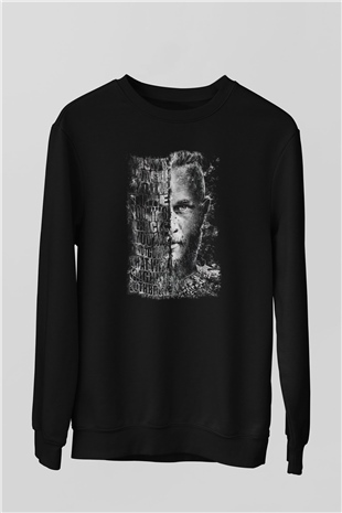 Vikings Siyah Unisex Sweatshirt