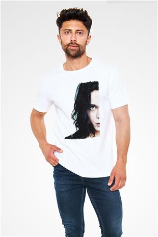Ville Valo Baskılı Unisex Beyaz Tişört - Tshirt