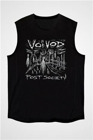 Voivod Siyah Unisex Kolsuz Tişört