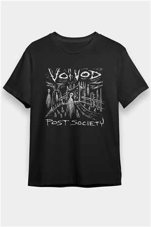 Voivod Siyah Unisex Tişört T-Shirt - TişörtFabrikası