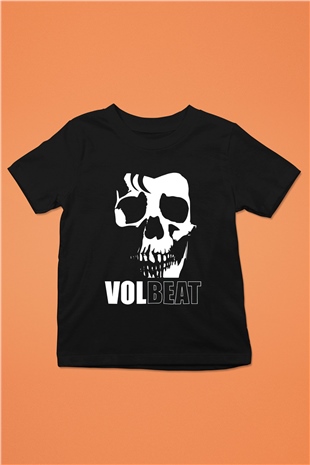Volbeat Baskılı Siyah Unisex Çocuk Tişört