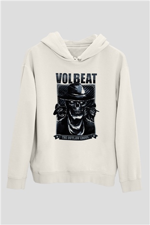 Volbeat Beyaz Unisex Hoodie