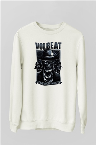 Volbeat Beyaz Unisex Sweatshirt