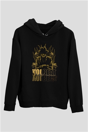 Volbeat Siyah Unisex Hoodie