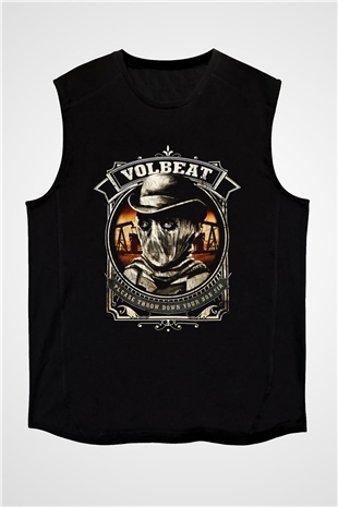 Volbeat Siyah Unisex Kolsuz Tişört