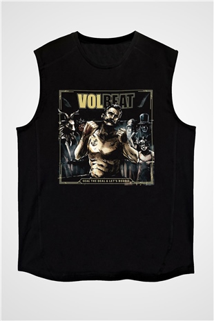 Volbeat Siyah Unisex Kolsuz Tişört