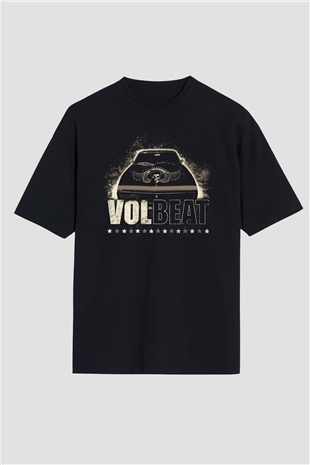 Volbeat Siyah Unisex Oversize Tişört T-Shirt