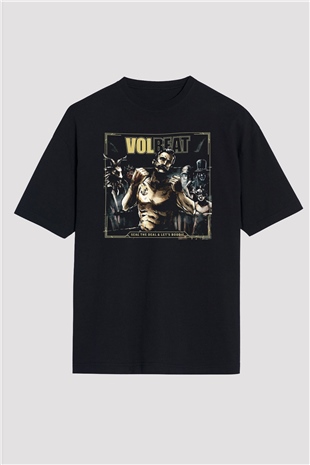 Volbeat Siyah Unisex Oversize Tişört T-Shirt