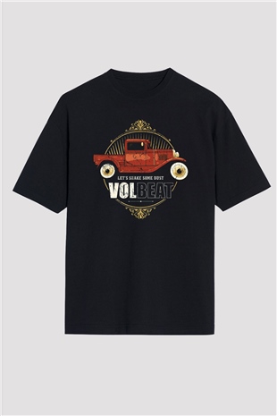 Volbeat Siyah Unisex Oversize Tişört T-Shirt