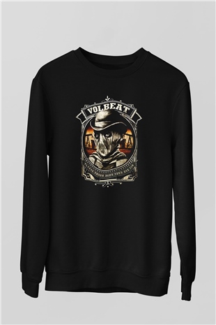 Volbeat Siyah Unisex Sweatshirt