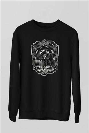 Volbeat Siyah Unisex Sweatshirt