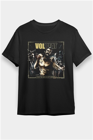 Volbeat Siyah Unisex Tişört T-Shirt - TişörtFabrikası
