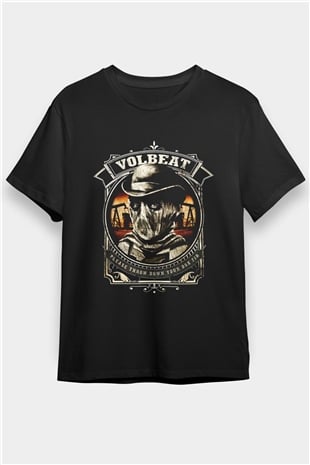 Volbeat Siyah Unisex Tişört T-Shirt - TişörtFabrikası