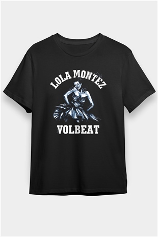 Volbeat Siyah Unisex Tişört T-Shirt - TişörtFabrikası