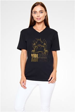 Volbeat Siyah Unisex V Yaka Tişört T-Shirt