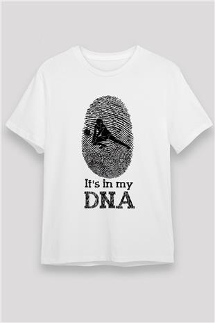 Voleybol Baskılı Unisex Beyaz Tişört - Tshirt