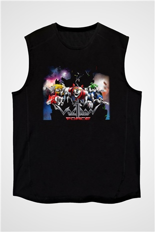 Voltron Siyah Unisex Kolsuz Tişört