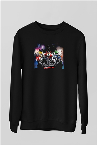 Voltron Siyah Unisex Sweatshirt
