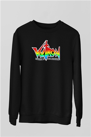 Voltron Siyah Unisex Sweatshirt