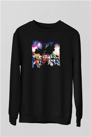 Voltron Siyah Unisex Sweatshirt