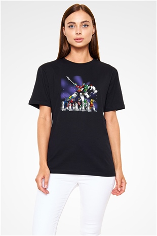 Voltron Siyah Unisex Tişört