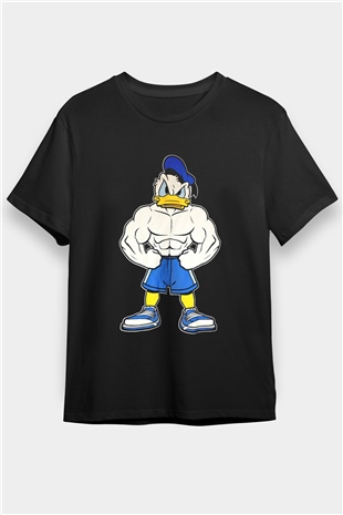 Vücut geliştirme Siyah Unisex Tişört T-Shirt - TişörtFabrikası
