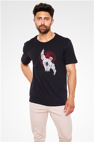 Vücut geliştirme Siyah Unisex Tişört T-Shirt - TişörtFabrikası