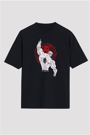 Vücut geliştirme Siyah Oversize Tişört Oversize T-shirt - TişörtFabrikası