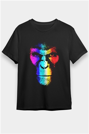 War for the Planet of the Apes Maymunlar Cehennemi Siyah Unisex Tişört T-Shirt