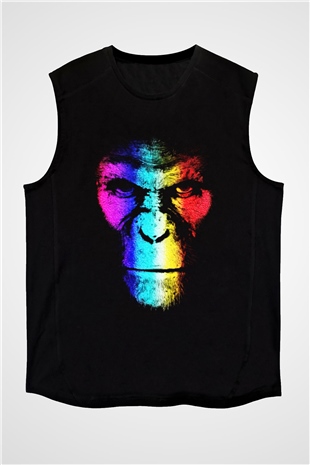 War for the Planet of the Apes Maymunlar Cehennemi Siyah Unisex Kolsuz Tişört