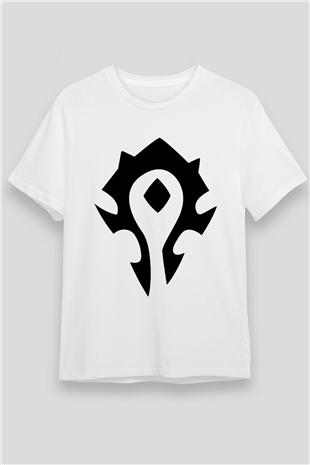 Warcraft Beyaz Unisex Tişört T-Shirt