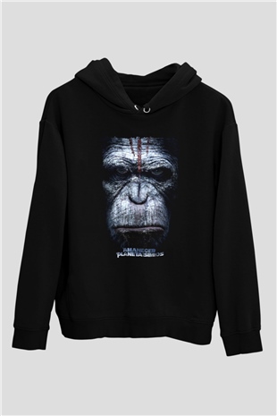 Warcraft Siyah Unisex Hoodie