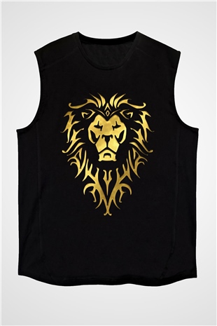 Warcraft Siyah Unisex Kolsuz Tişört