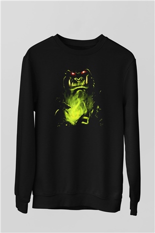 Warcraft Siyah Unisex Sweatshirt