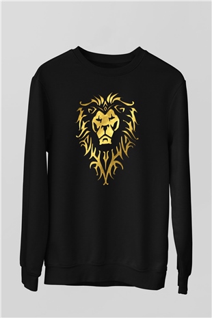 Warcraft Siyah Unisex Sweatshirt