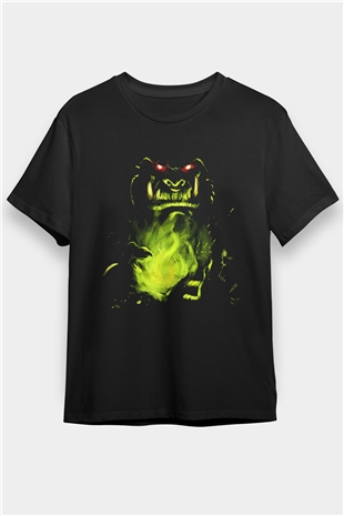 Warcraft Siyah Unisex Tişört T-Shirt