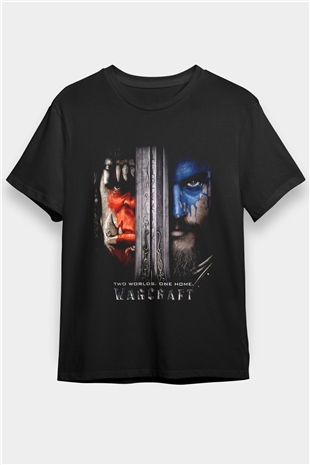 Warcraft Siyah Unisex Tişört T-Shirt