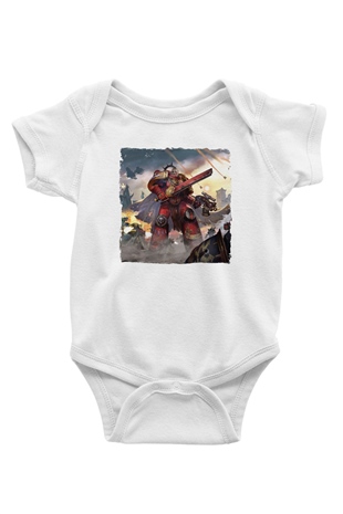 Warhammer Beyaz Bebek Body - Zıbın