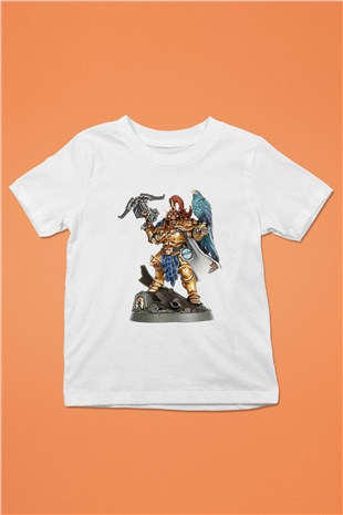 Warhammer Beyaz Unisex Çocuk Tişört