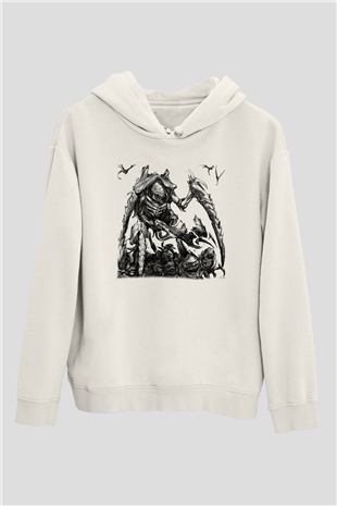 Warhammer Beyaz Unisex Hoodie